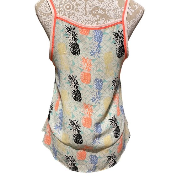 Self Esteem Tropical tank top in multi neon colors size medium - Picture 2 of 9